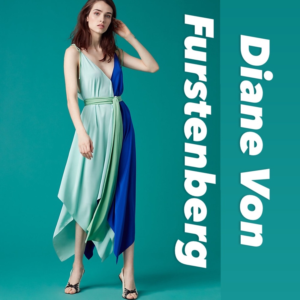 DVF Scarf Dress - Small (could fit a medium)